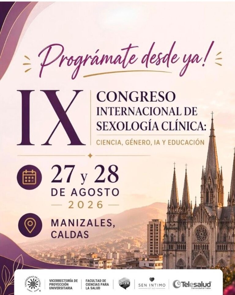 IX  Congreso internacional de sexologia clinica: ciencia, genero IA  y educación