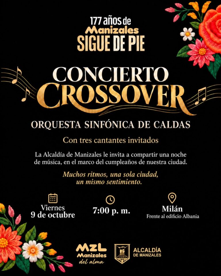 Cumpleaños 177 - Concierto Crossover Orquesta Sinfónica de Caldas