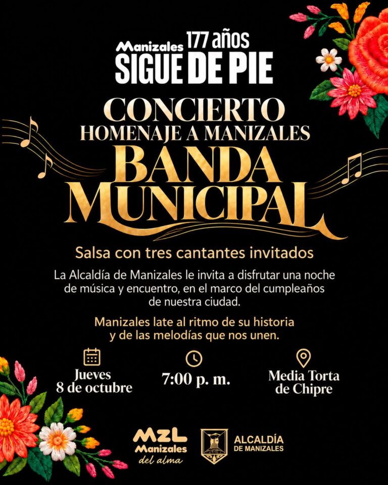 Cumpleaños 177 - Concierto Homenaje a Manizales con la Banda Municipal