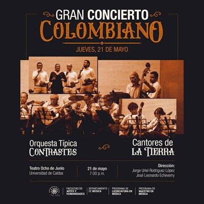 Gran concierto colombiano contrastes